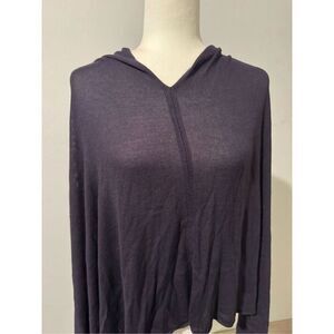 Lexi York 100% bamboo blue wrap pancho OS